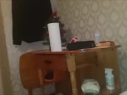 Skinny teen gives him self a facial (facials and lick cum) compilation