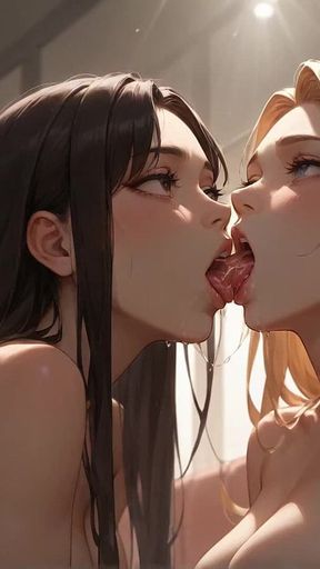 Black & Blue: Intimate Bedroom Affection