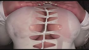 Oiling up my boobs is always fun