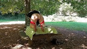 masturbation en pleine air !