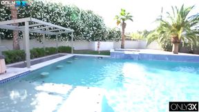 Cutie Lulu Chu swallows cum after intense fuck