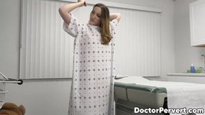 Cute Brunette Everly Haze Craves Her Doctor, Seduces Him for Wild Intercourse