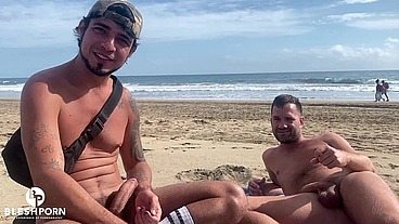 SAND, SEA, SUN AND AN SUPER AMAZING BLOWJOB!!! BY LEO BULGARI & BLESHPORN