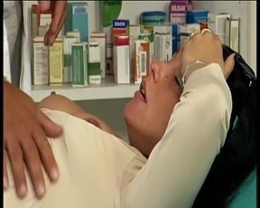 Brunette German MILF with Naturals Gets Shared in Vintage