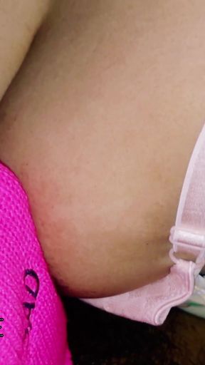 'Breastfeeding' stepmom seducing her stepson and showing her boobs and feeding her boobs   Clip 1