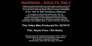 Friend Skylar Price fucking in the bedroom with her tattoos