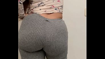 My stepmom's ass is the talk of the town as she bounces and shakes her