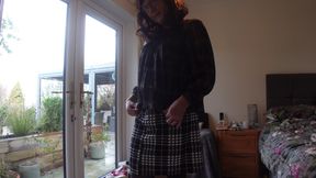 Dressed up CD and ready to be naughty for daddy