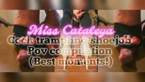 Cock trampling shoejob Pov compilation 1 (Best moments !!)