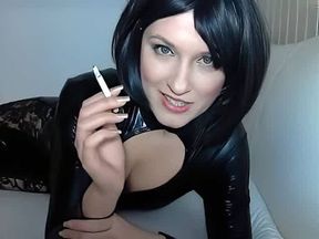 Dominante Wichsanleitung in Latex