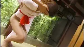 This gorgeous japanese  is having asian bondage sex