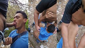 23cm de rola do coroa fodeu meu cu na ciclovia