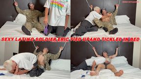 Sexy Latino Soldier Eric Tied Up And Tickled In Bed (Full Video)