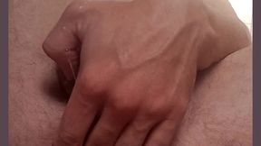 my sagging anal lips rub against a bottle in a very sexy way. real male cunt!
