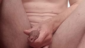 my sagging anal lips rub against a bottle in a very sexy way. real male cunt!