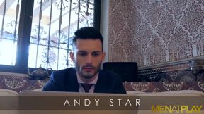 MENATPLAY Suited Andy Star anal fucked by bearded Max Duro