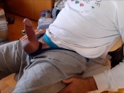 Winter in Buenos Aires and it's freezing, but I still must masturbate my cock!