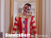ShowerBait - CREEPY Clown Makes Porn Debut on Halloween