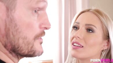 Blonde Bombshell Angelika Grays Uses Her Sexual Expertise To Make A Deal With Handyman