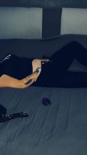 Masturbation satisfyer toys horny and wet multiple orgasms foreplay trembling twitching moaning Clyde watches and gets&hellip;   Clip 1