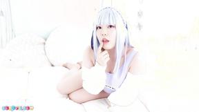 ”Teasing professional Natsumi Hayakawa flashes a cunt”