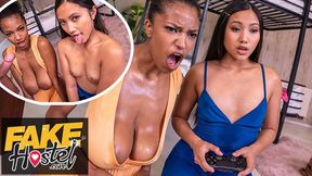Watch flattering Wasian May and Tina Fire's dirt