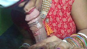indian bengali bhabhi give deepthroat blowjob to her neighbor until facial creampie