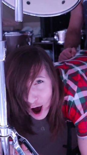 Emotional moment from &quot;Stepmom gets stuck in drum set. Stepson leaves her creampied.&quot;