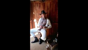 Cowboy cigar and cum