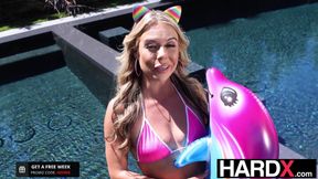 HardX - Petite Blondie Intense Anal Drilling
