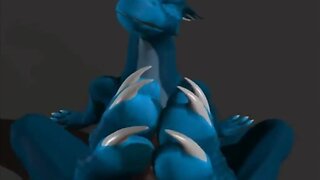 Panting with Pleasure: A Furry Foot-Play Fetish Session