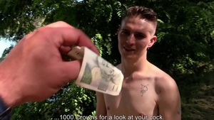 CzechHunter.com: Wet Czech guy bareback doggy sex