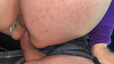 My wife wanted his big cock, parked the car to get fucked good in all her holes