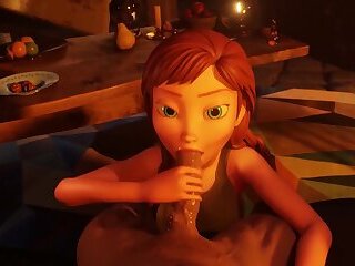 The Queen's Secret - Anna Frozen 3D Animation
