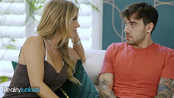 Naughty MILF Spencer Scoot Wants To Play With Diego Perez'_s Thick Dick Behind His Mom'_s Back - REALITYJUNKIES