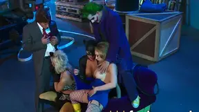 Superhero Slut Joker & Two-Face Orgy Adventure Fantasy Fuckathon