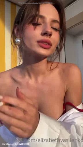 Ivanka smoking topless