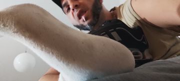 DirTyJunkBro (DJ -Bro) in the toilet, totally wet, dirty pissed socks and sports shoes