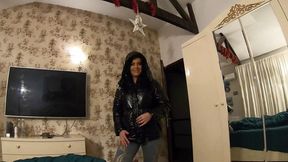 Mommy's Throbbing Hymen Pulsing With Pleasure As Her Friend Unleashes 3 Cum-Filled Frenzies On Her New Lurex Downcoat