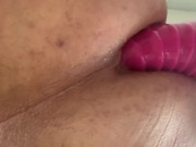Femboixxx trains horny ass and anus, and shows how to move toy with ass muscles like a pro