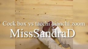 Cockbox vs tacchi bianchi zoom