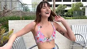 Gotfilled Lana Smalls gets spread out and filled up