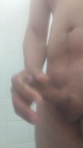 Oscarcoronado86 jerks off entering the shower he gets upset and takes out all the milk oscarcor01