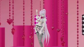 megurine luka hentai vocaloid nude dance rabbit hole song mmd 3d clear blue eyes