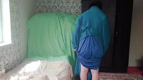 Playful Sissy Laughing While Doing Seductive Moves Tonight