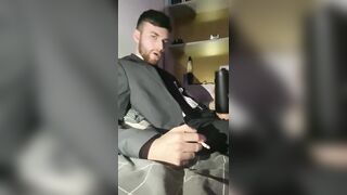 Smoking and Fleshlight Fucking in Suit (PART 1)