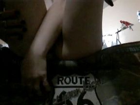 My shaved beaver is willing to have a masturb-clamp session