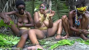 african tribe girls making medicine naked in the forest while i imagined fucking them right there