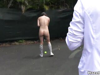 Hazing on the tennis court