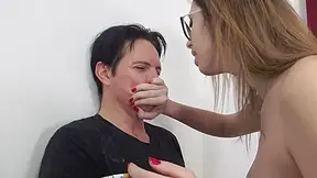 Redhad Giant Dominatrix Dominate And Milk Tiny Slave